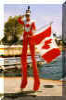 captain canada stilt-walker doug hunt toronto