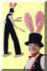 bunny rabbit stilt-walker doug hunt toronto